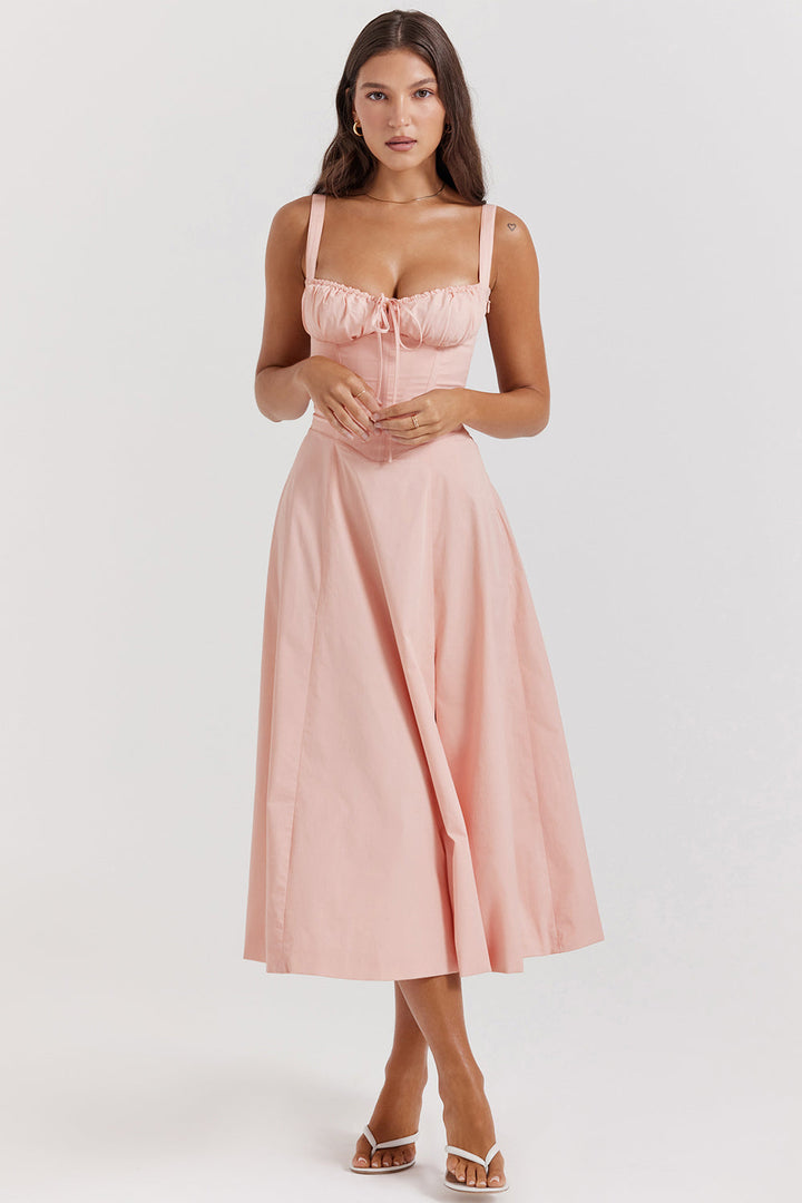 Elea - Midi Dress with Corset