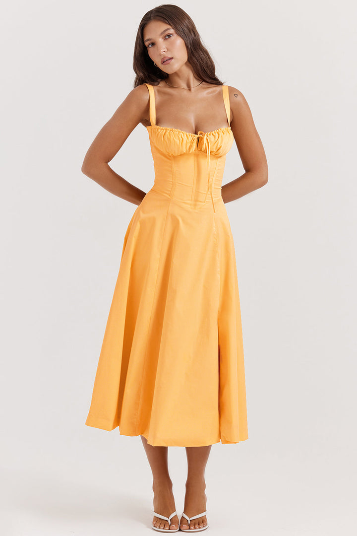Elea - Midi Dress with Corset