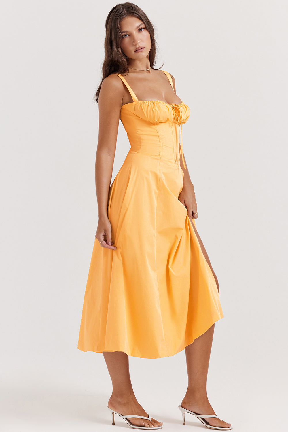 Elea - Midi Dress with Corset
