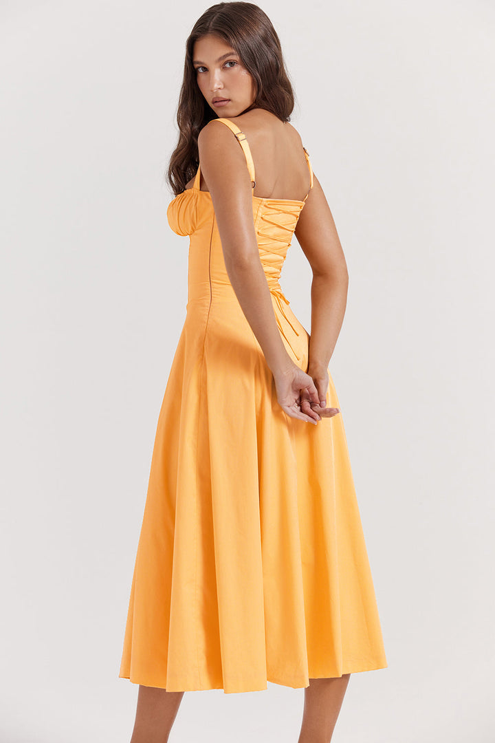 Elea - Midi Dress with Corset