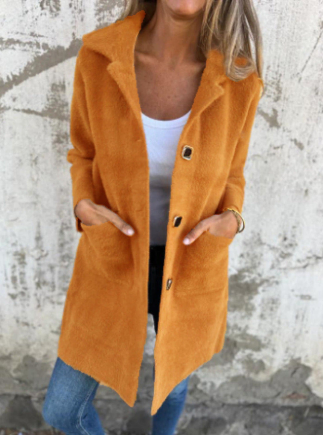 Zoe - Casual Coat with Buttons