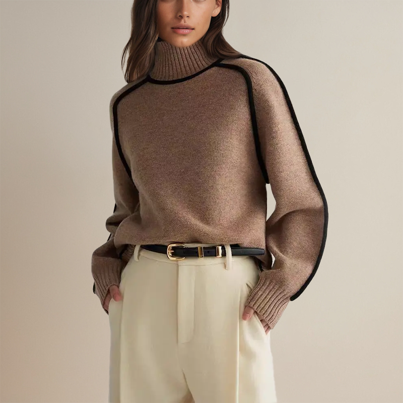 Hadley - Women's Roll Neck Sweater