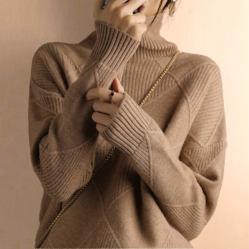 Corinne - Chunky Roll Neck Sweater
