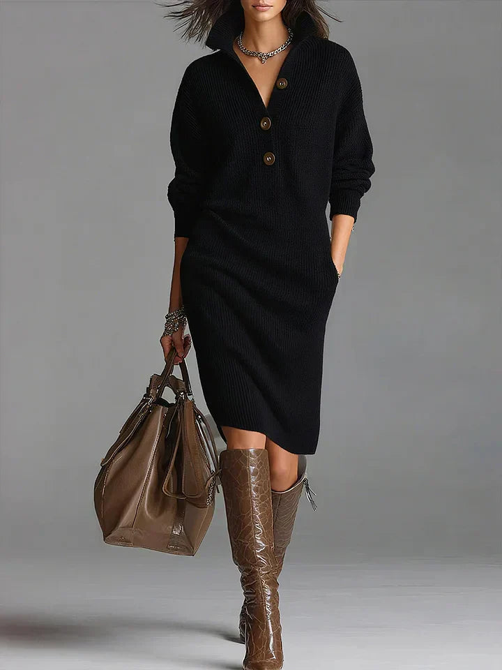 Rowan - Elegant Sweater Dress