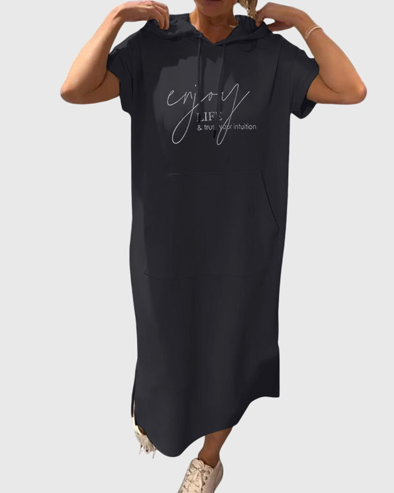 Olivia - Casual Hoodie Dress