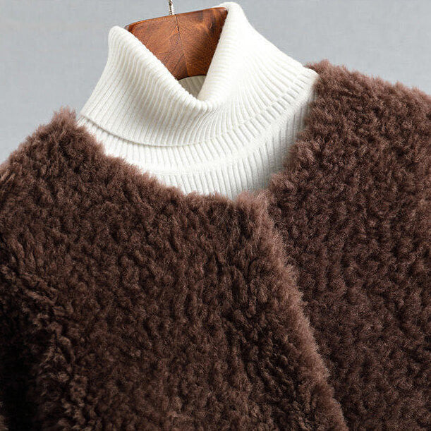 Anya - Warm Shearling Coat