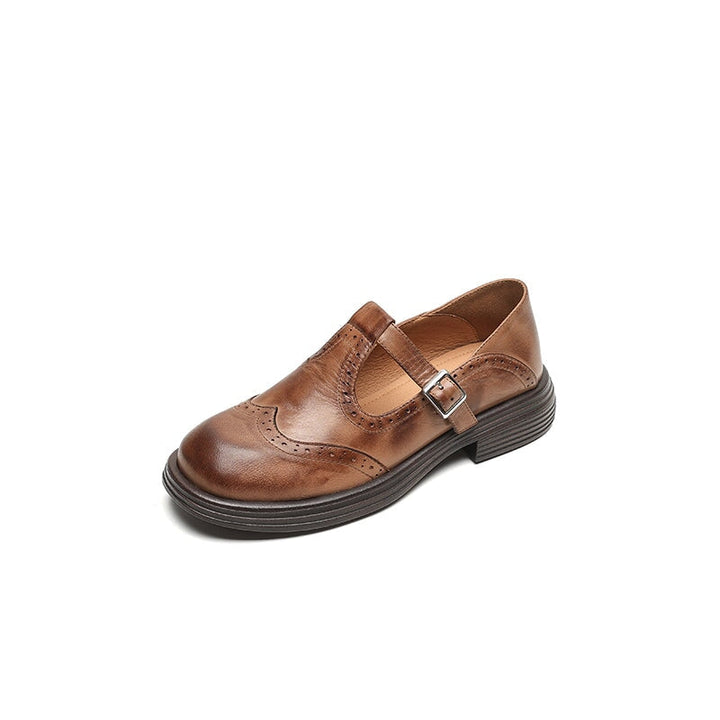 Mattea - Elegant Mary Janes Made Of Leather