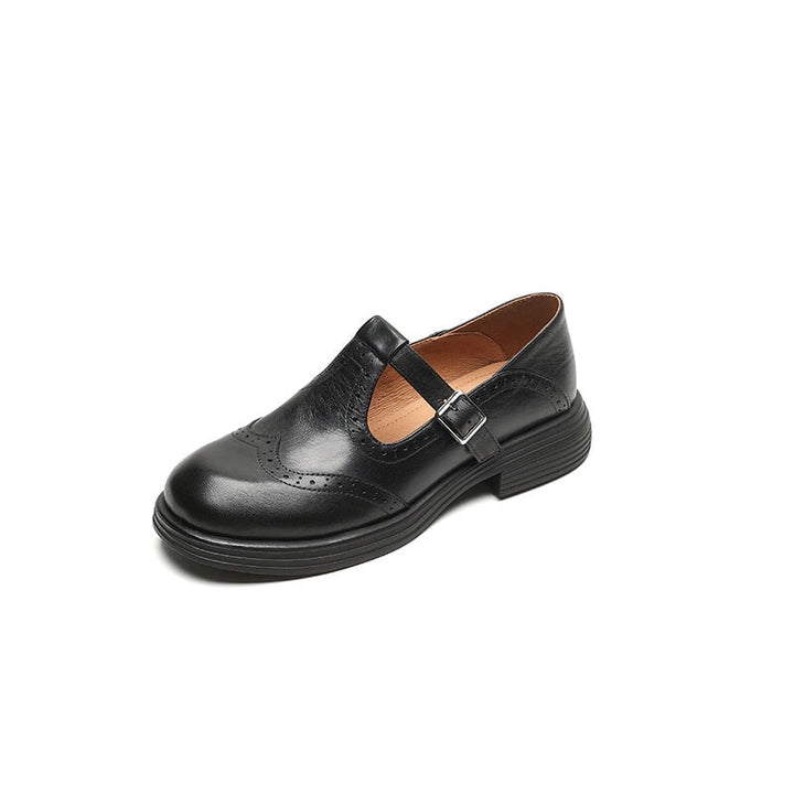 Mattea - Elegant Mary Janes Made Of Leather