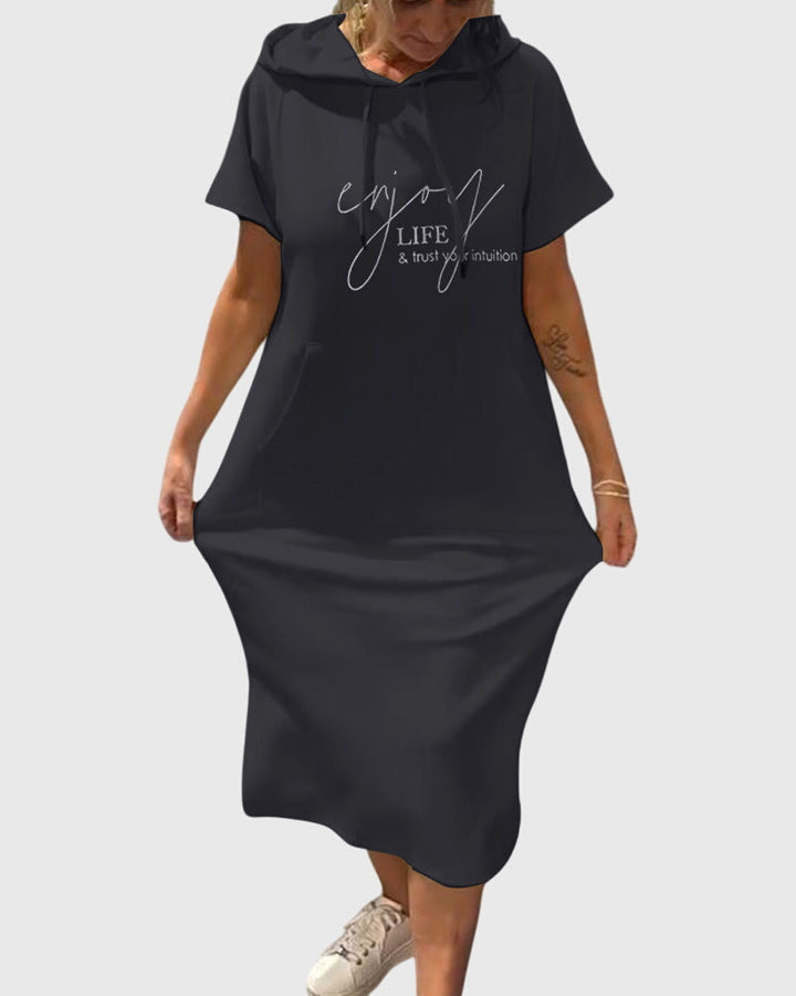 Olivia - Casual Hoodie Dress