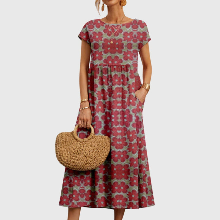 Olivia - Chic Floral Dress