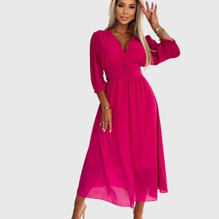 Olivia - Lightweight Silky Chiffon Dress