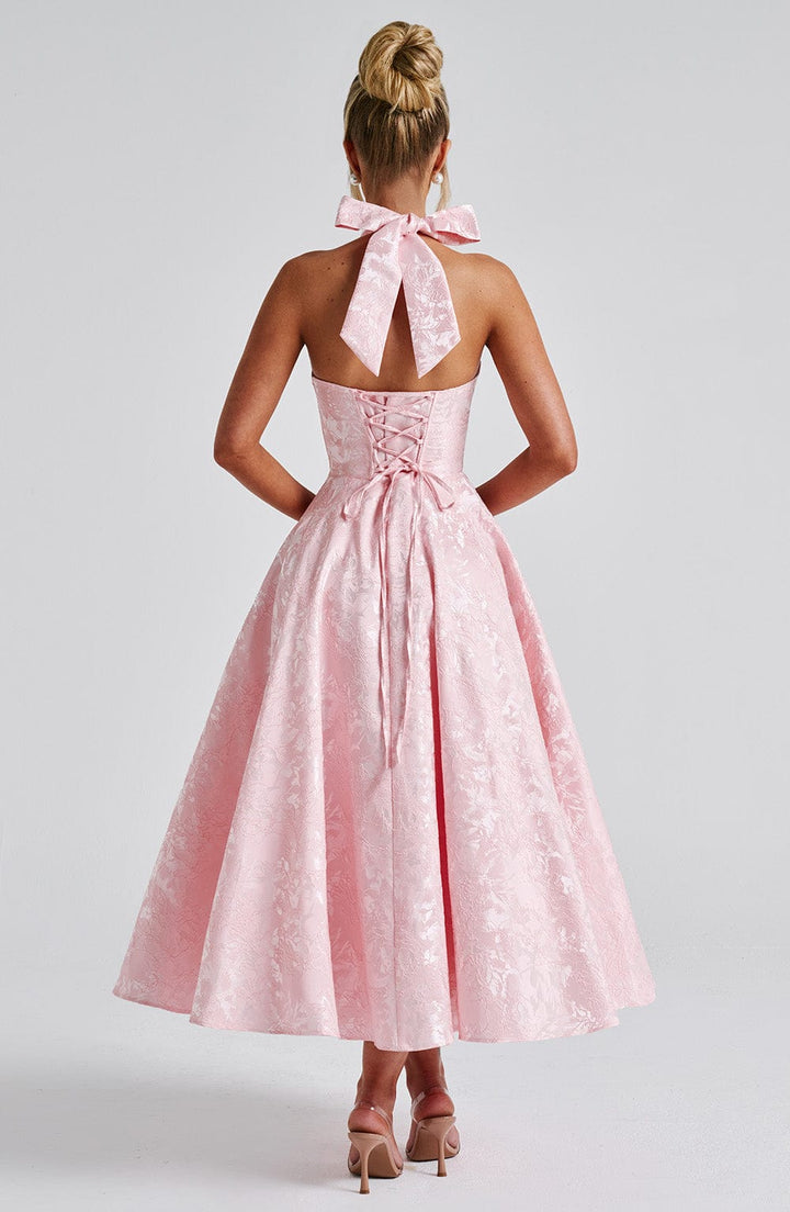 Adoria - Elegant Dress with American Neckline