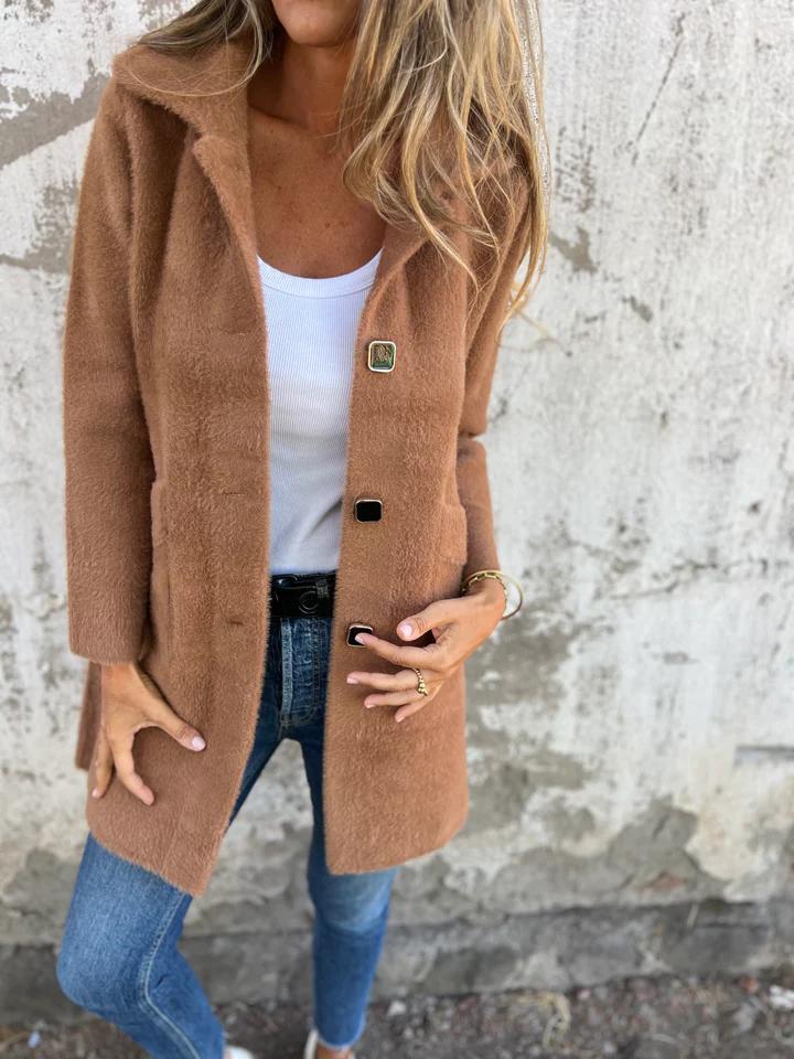 Ivy - Casual Coat with Buttons