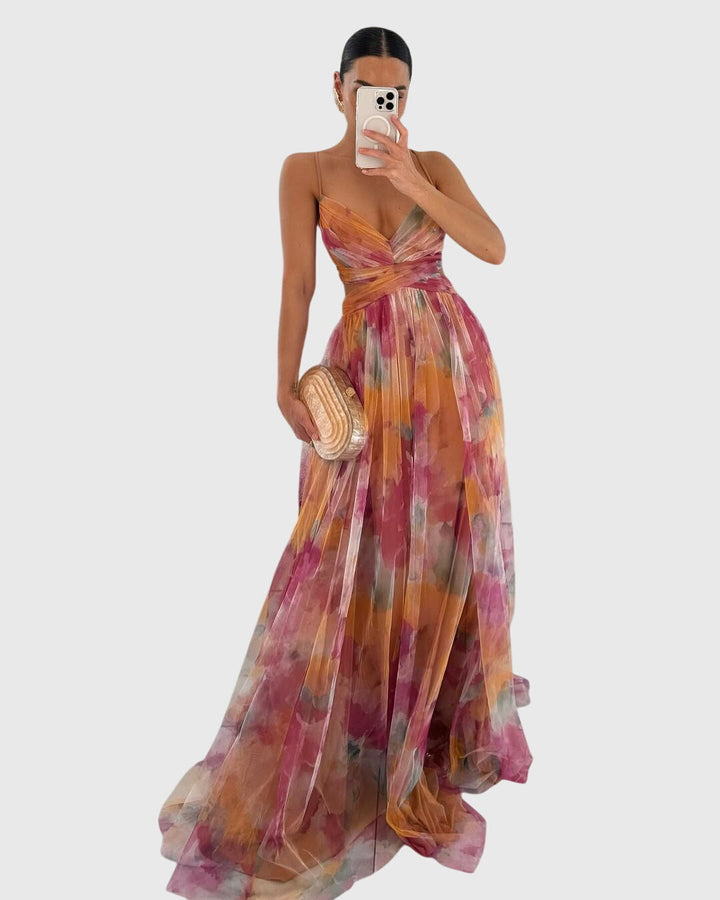 Olivia - Floral Maxi Dress