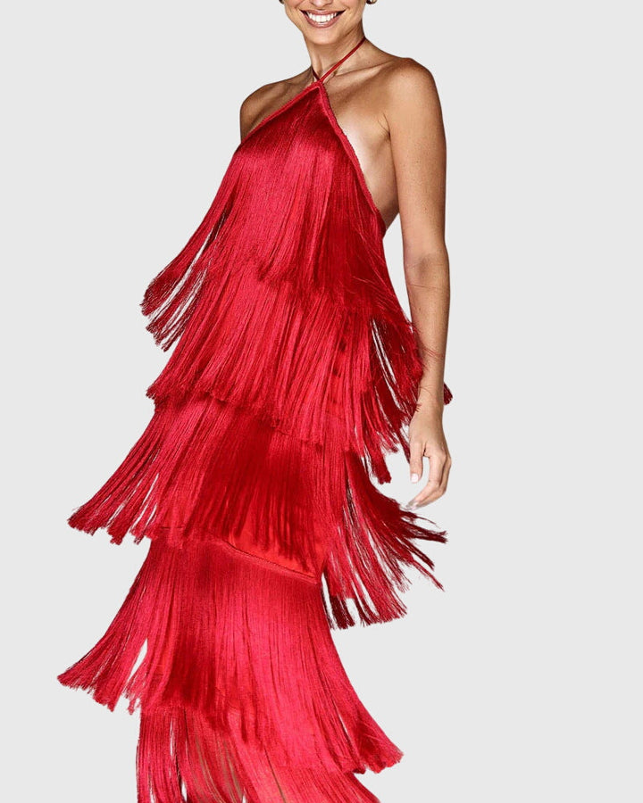 Olivia - Tassel Dress