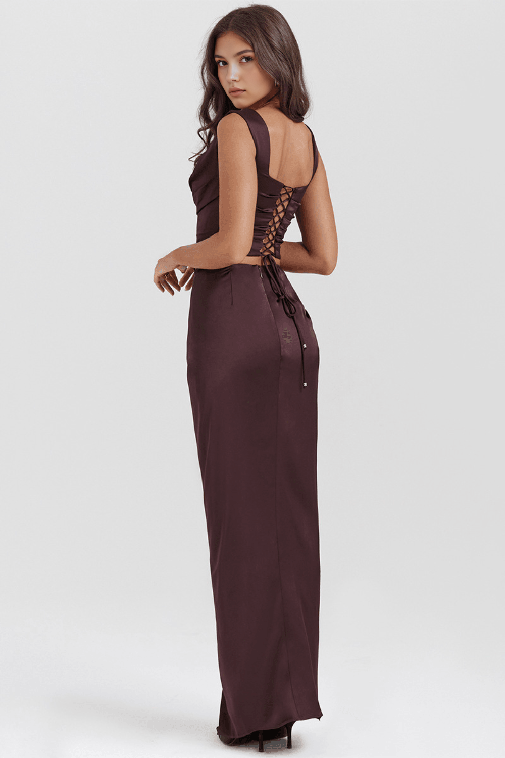 Ivelle - Cut-Out Dress with Slit