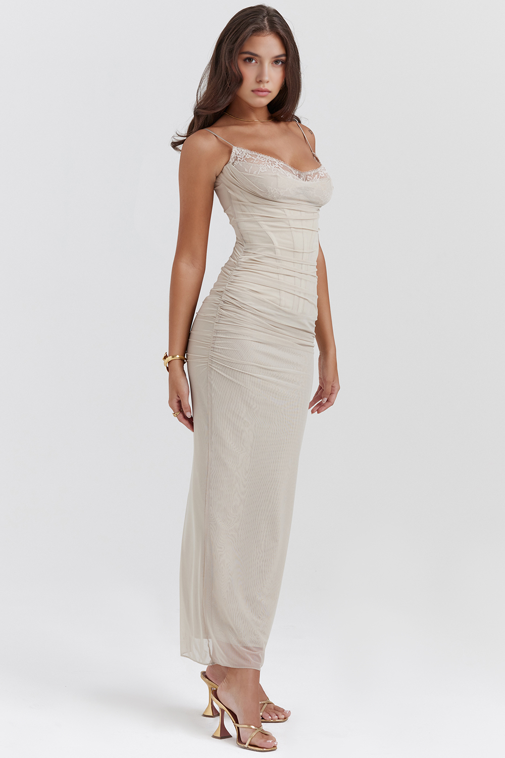 Auri - Draped Tulle Dress