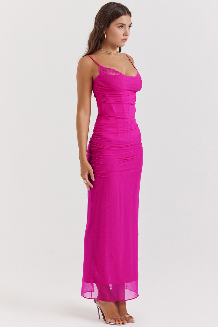 Auri - Draped Tulle Dress