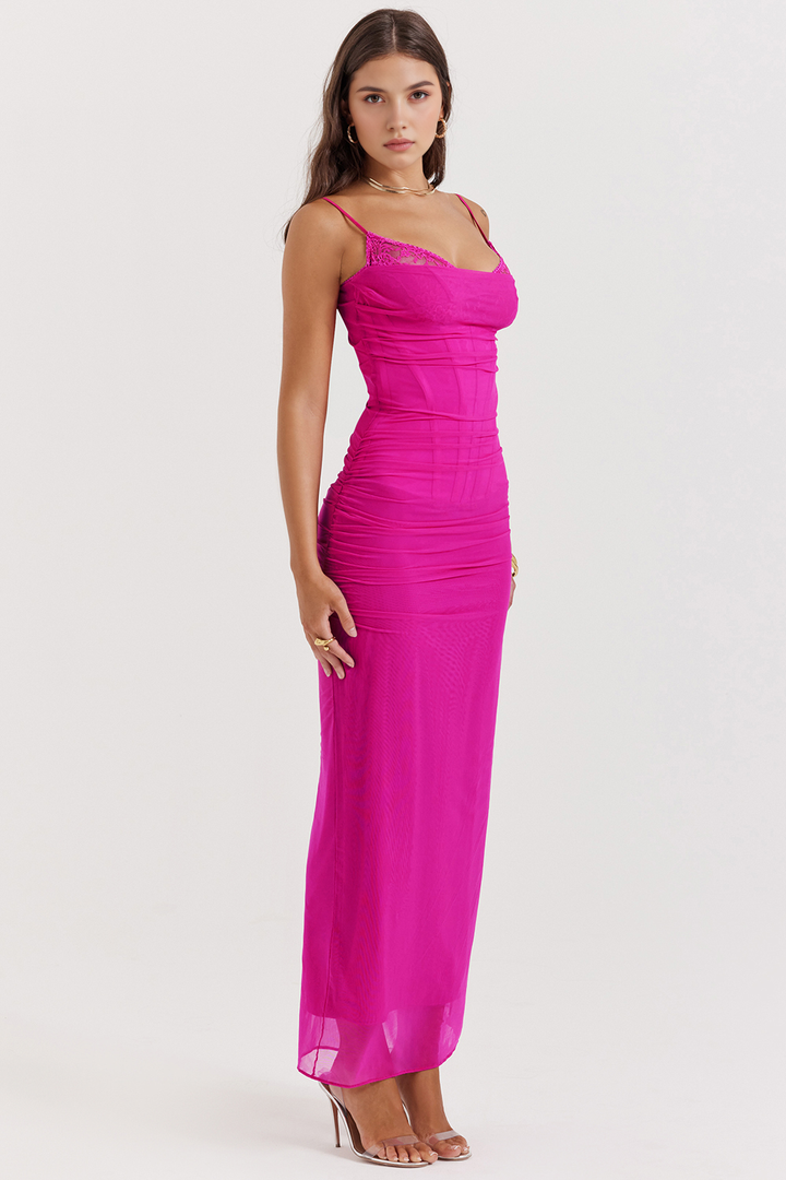 Auri - Draped Tulle Dress