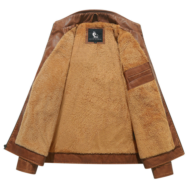 Mason - Biker jacket made of fleece