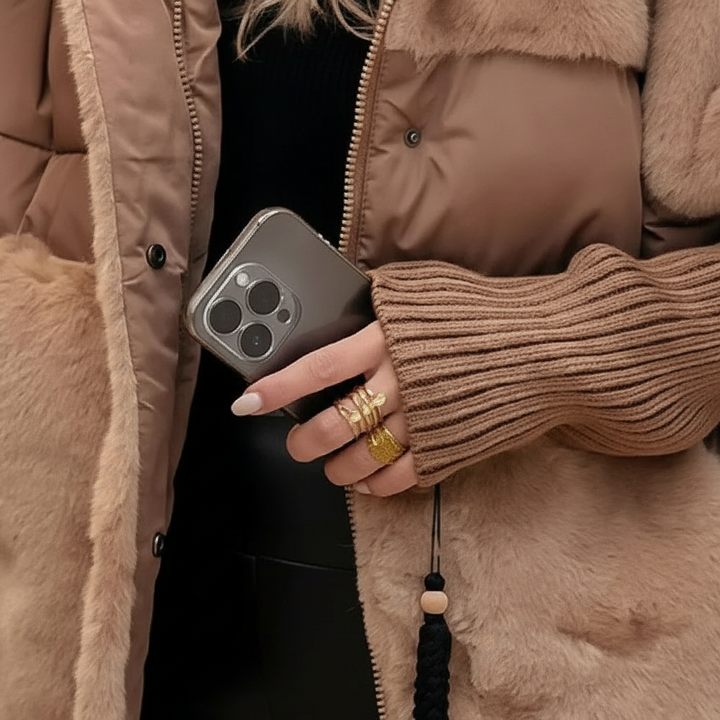 Kylie - Patchwork Winter Coat