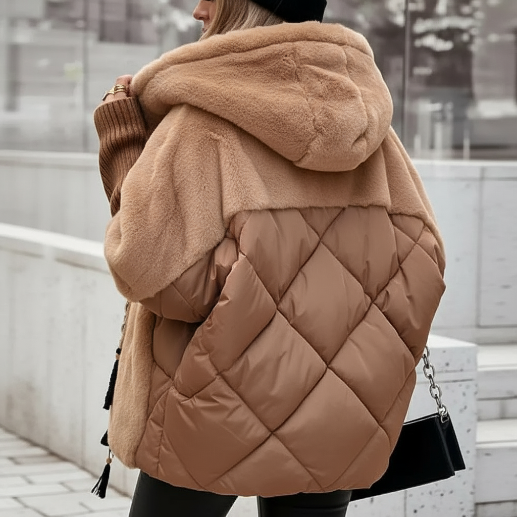 Kylie - Patchwork Winter Coat