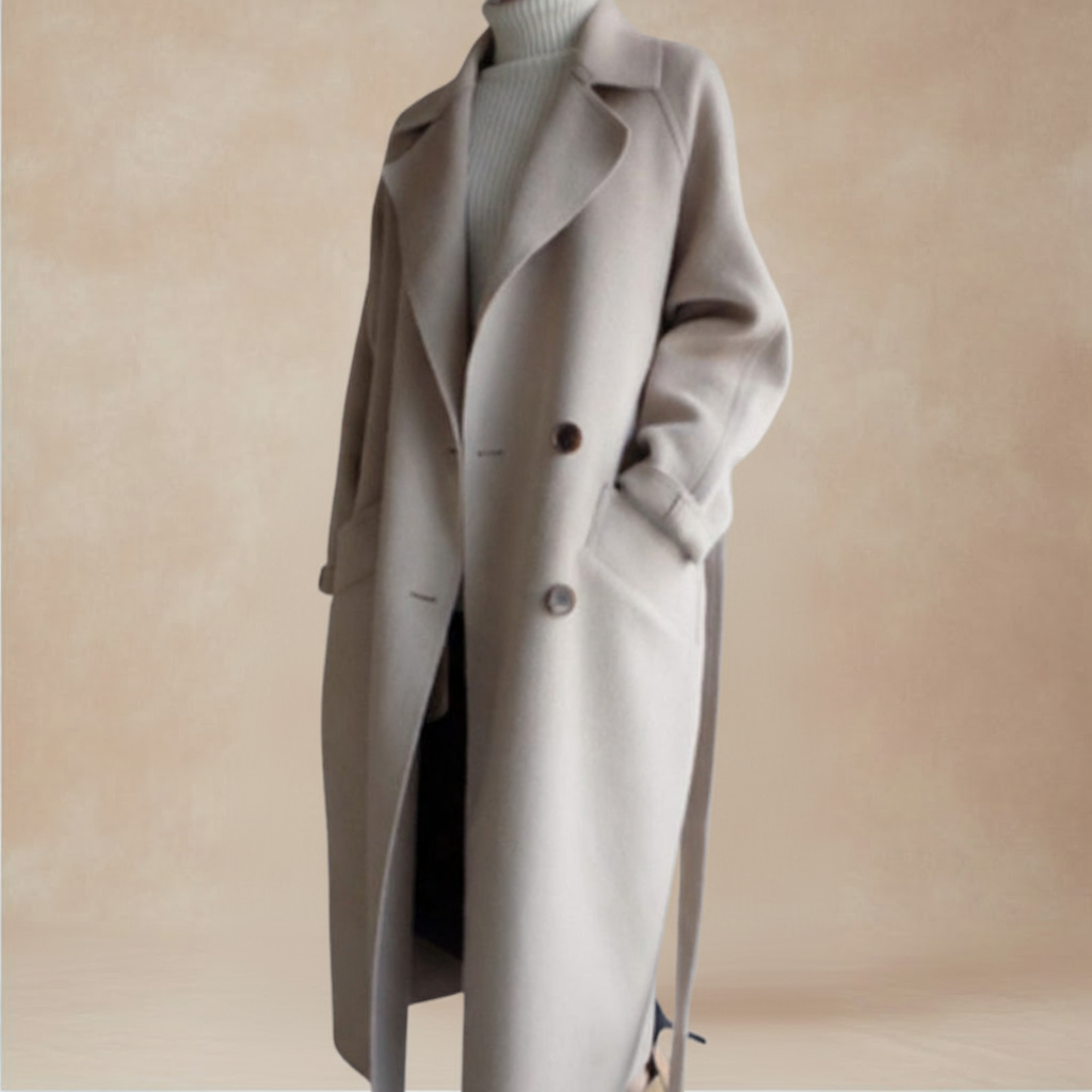 Alina - Longline Wool Overcoat