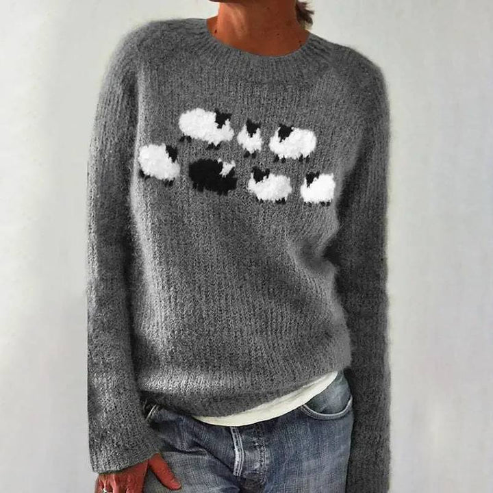 Skylar - Comfortable Cute Sheep Sweater
