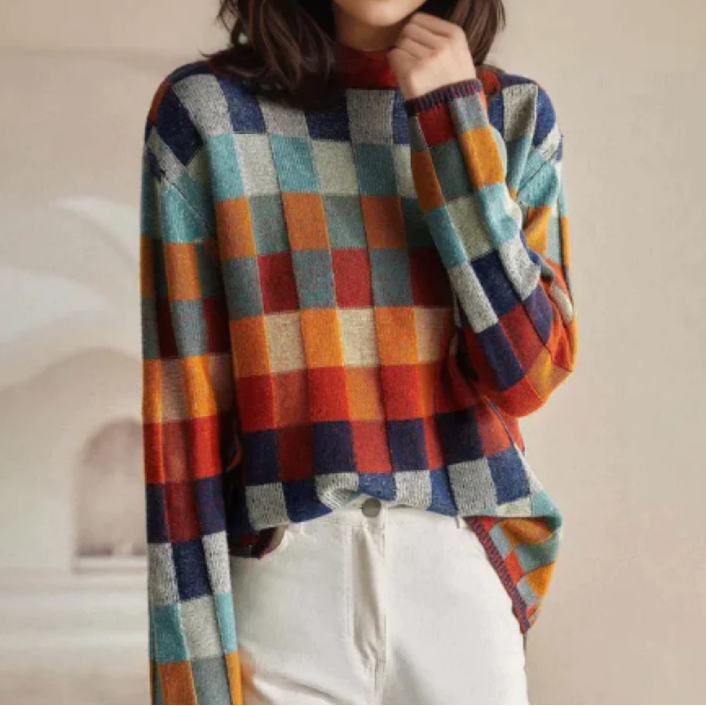Ella - Cozy Retro Sweater