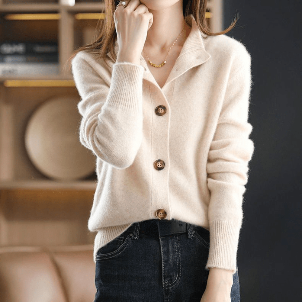 Ophelia - Luxurious Cashmere Knit Cardigan