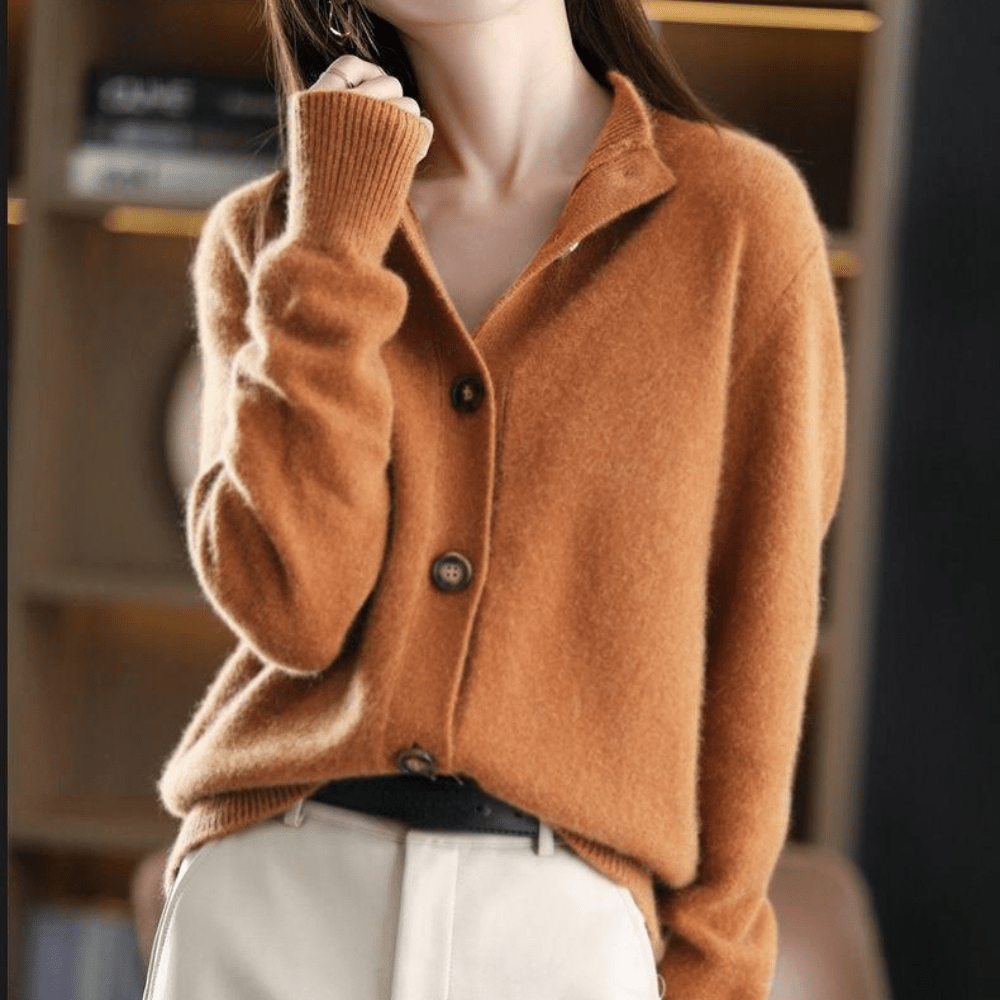Ophelia - Luxurious Cashmere Knit Cardigan