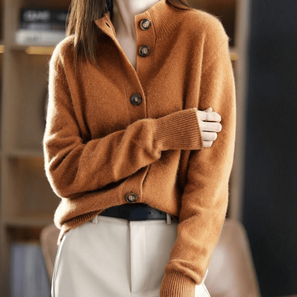 Ophelia - Luxurious Cashmere Knit Cardigan