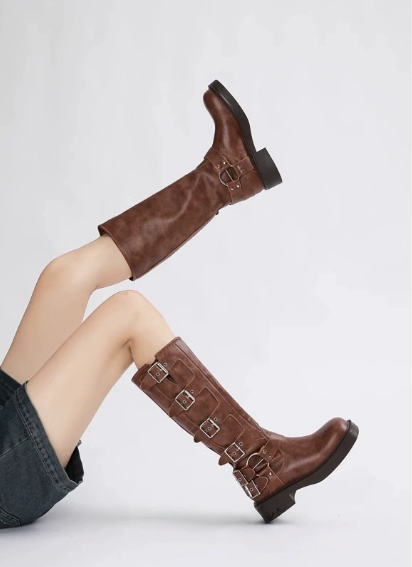 Anya - Brown Phoenix Boots