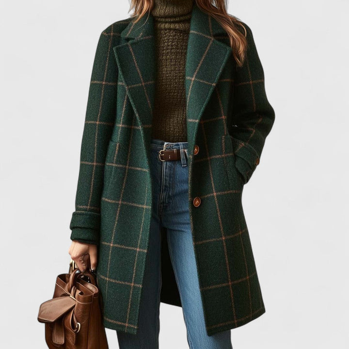 Alexis – Classic Check Coat