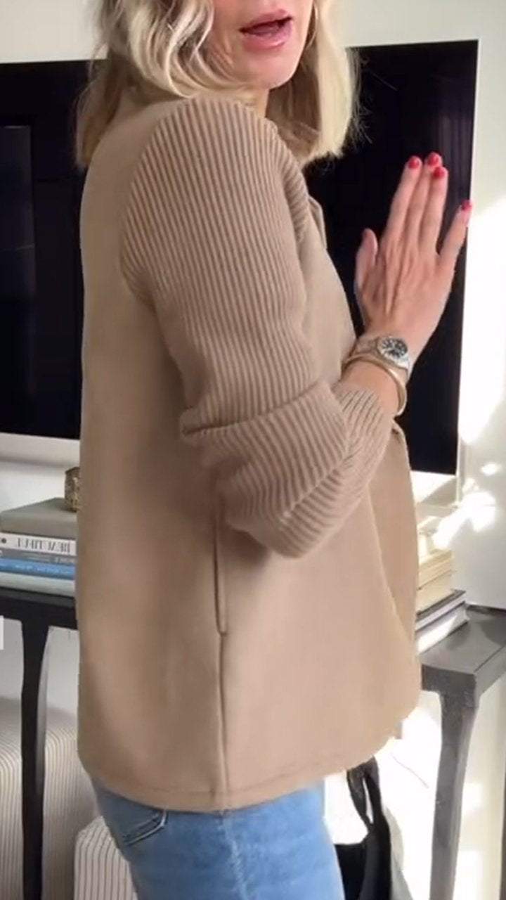 Hannah - Stylish Casual Button Blazer