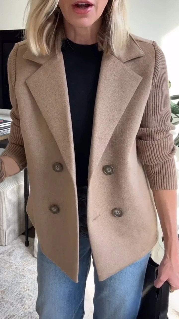 Hannah - Stylish Casual Button Blazer