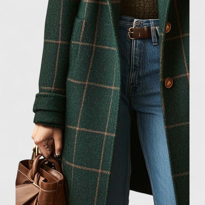 Alexis – Classic Check Coat