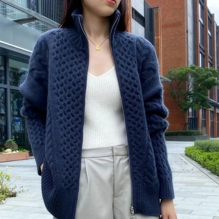 Annelise - Cable-Knit Cardigan