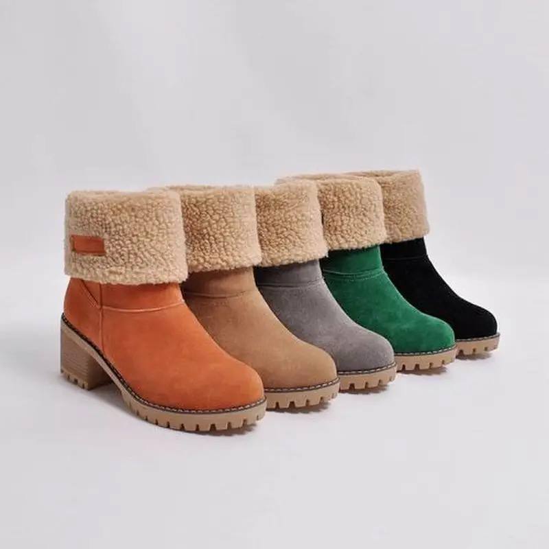 Naomi - Mid-Calf Wool Boots