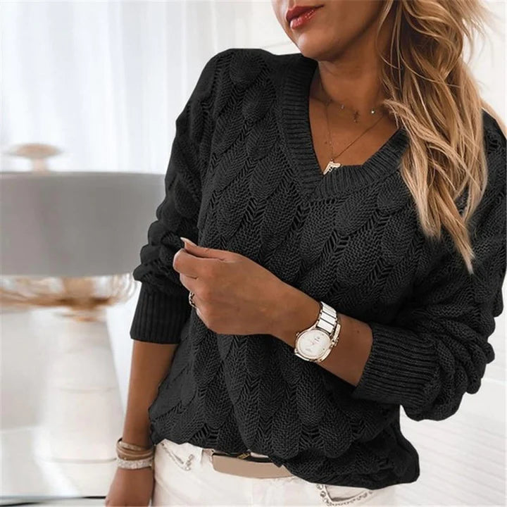 Etta - Pullover with V-Neck