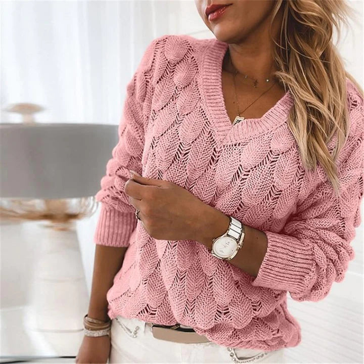 Etta - Pullover with V-Neck