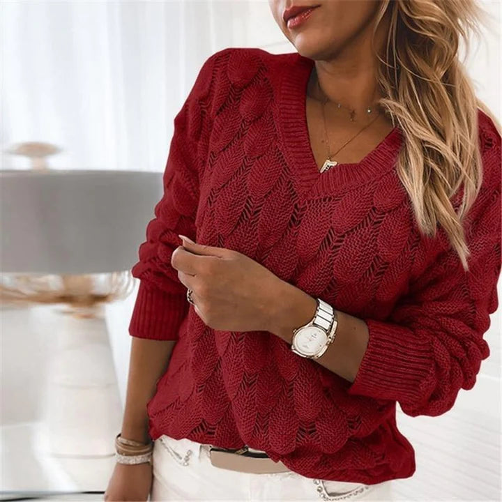 Etta - Pullover with V-Neck