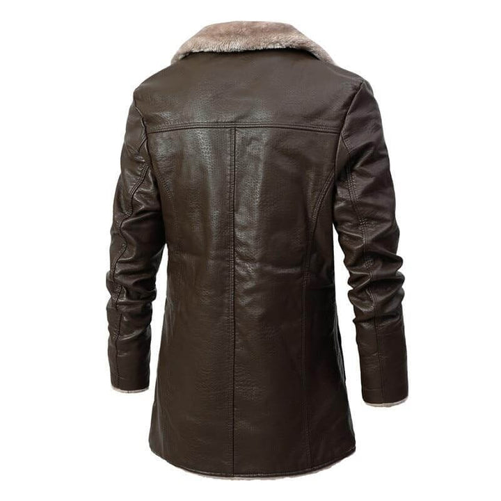 George - Vintage Soft Faux Leather Winter Jacket