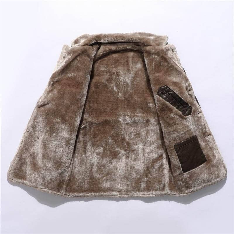 George - Vintage Soft Faux Leather Winter Jacket