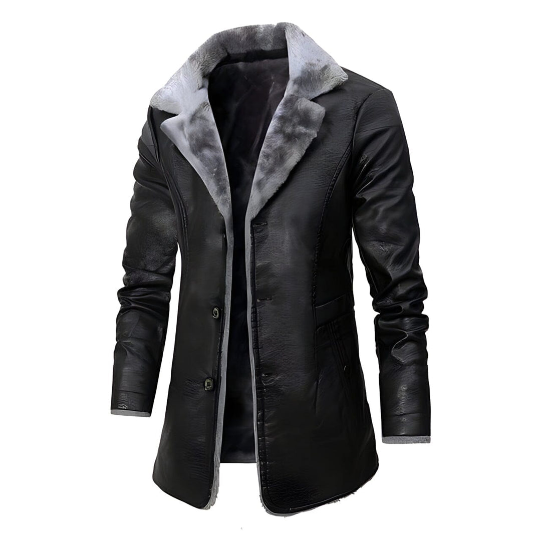 George - Vintage Soft Faux Leather Winter Jacket
