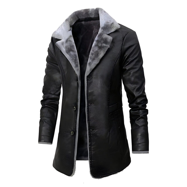 George - Vintage Soft Faux Leather Winter Jacket