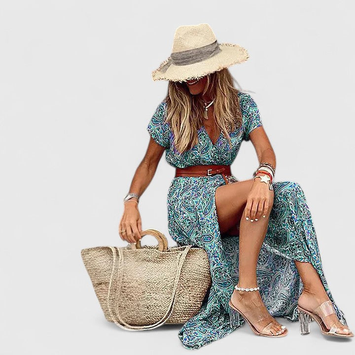 Olivia - Stylish Boho Maxi Dress