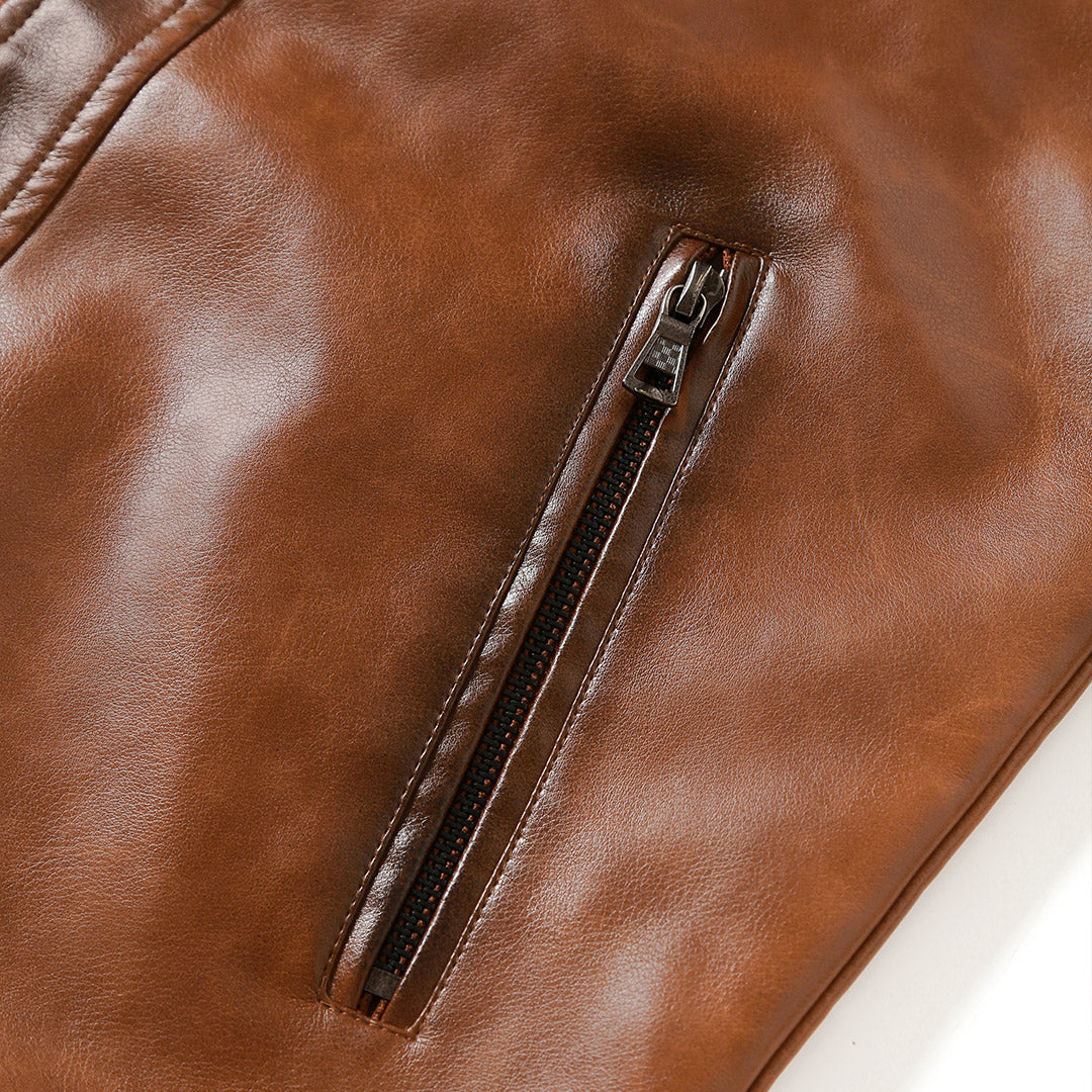 Benjamin - Roadster leather jacket