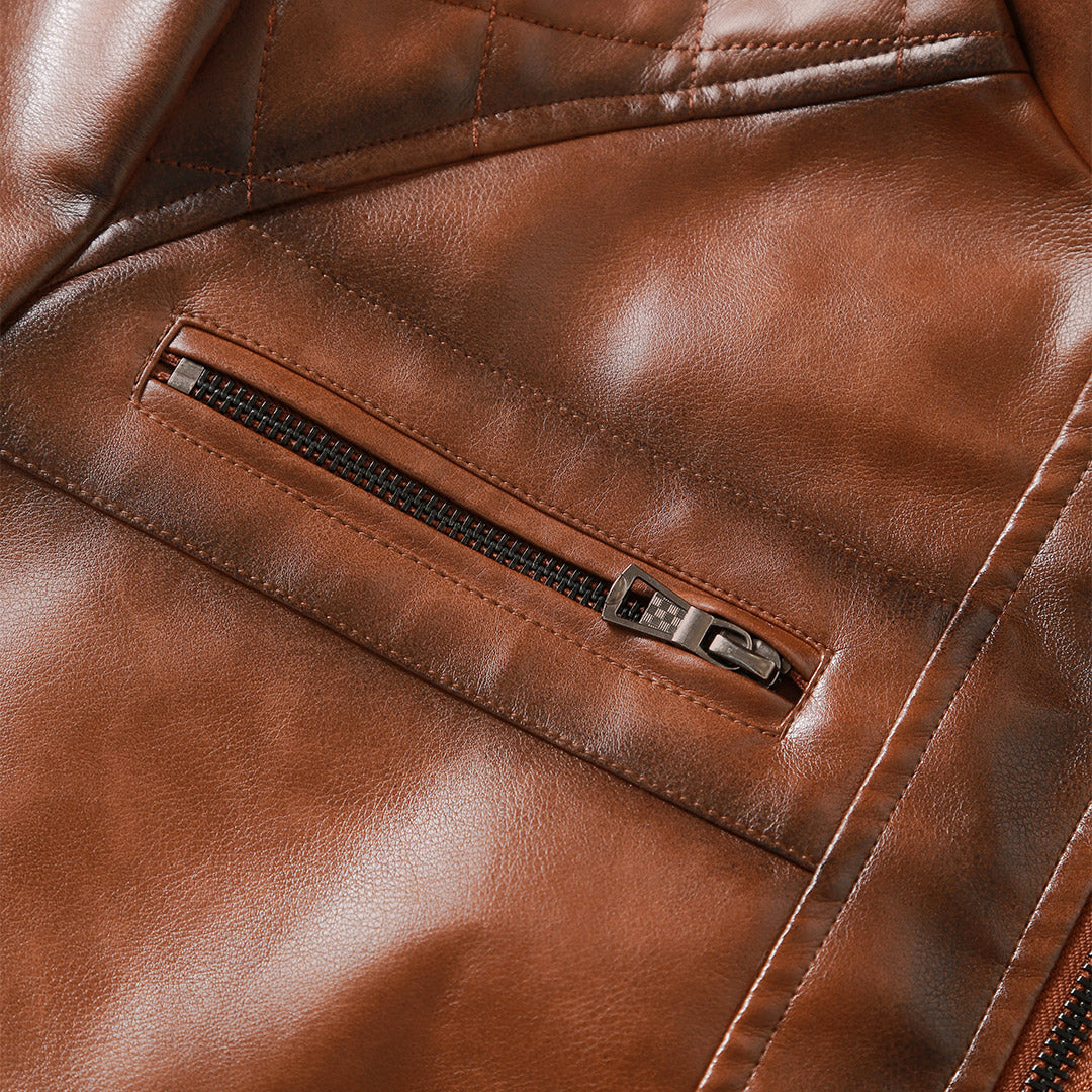 Benjamin - Roadster leather jacket