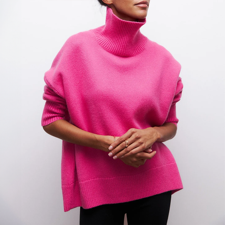 Blythe - Elegant Knitted Roll Neck Sweater